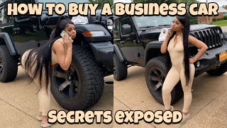 How To Buy A Car In Your Business Name| No business credit, No Money Down|Personal Guarantee