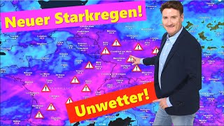 Vorwarnung: Neuer Stark- und Dauerregen bis in den UNWETTERBEREICH! Wetterwechsel an Himmelfahrt!