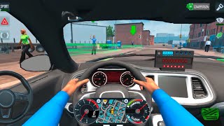 Dodge Challenger TAXI DRIVING GAME |taxi sim 2022 |android gameplay | #gamingvideos screenshot 3