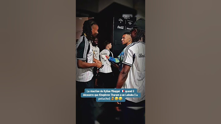 Kylian Mbappé qui se moque de la peluche Labubu de Khephren Thuram 😭#football #foot #thuram