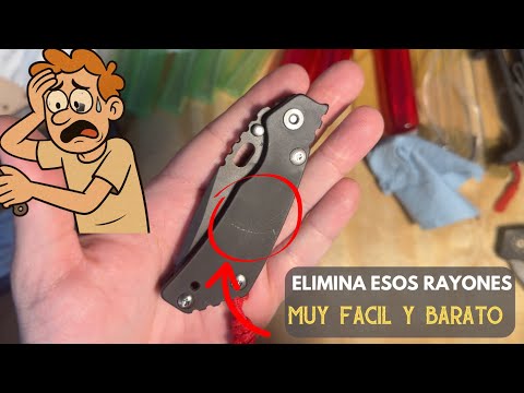 Cómo eliminar rayones en tu navaja fácil y rápido