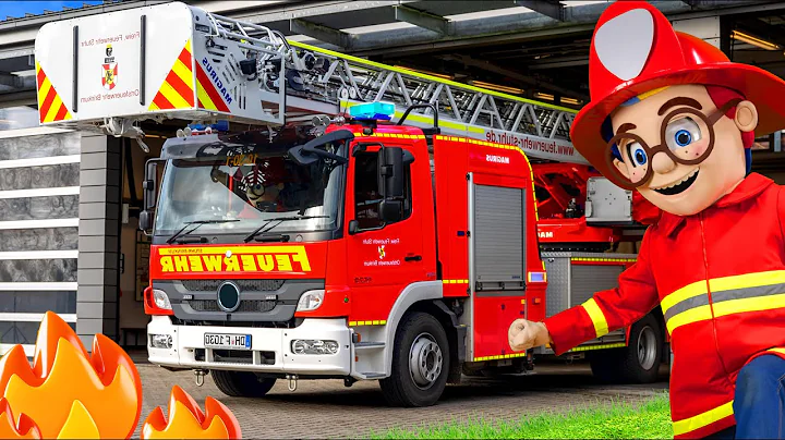 The Kids explore a Real Fire Station 🚒🧒