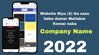 Website biyu (2) Zasu baka damar mallakar komai naka // Company Name 2022 screenshot 4