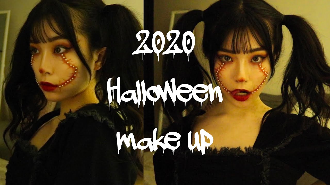 ハロウィンメイク 簡単 可愛い おうちでハロウィン Youtube