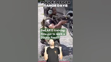 Slechte AR-15-training: Hoe je een dubbele toevoer NIET moet verwijderen #tactischeuitrusting #mi...
