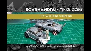 Scarhandpainting 0419 Tutorial Toy Cars Paint Stripping screenshot 2