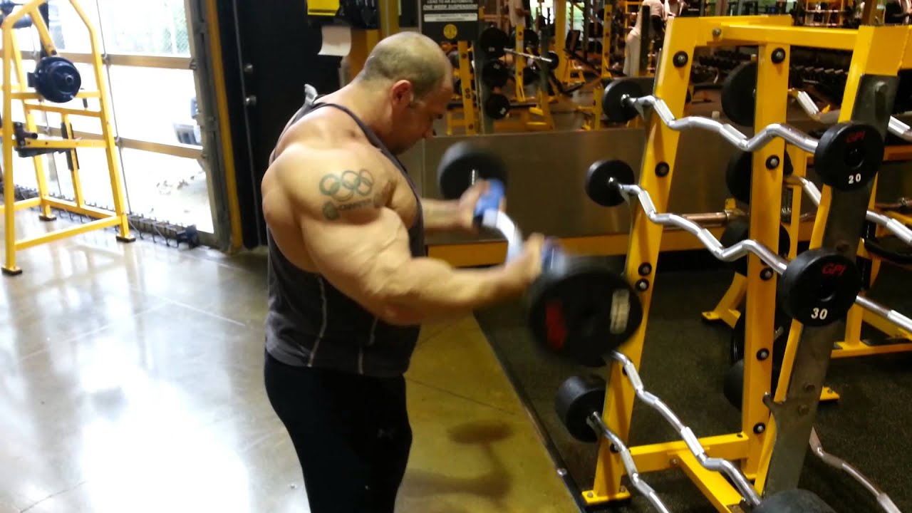 Fat Grip EZ Bar Curls-Amit Sapir