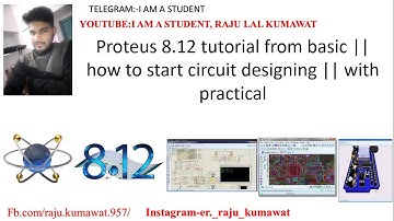 Proteus 8.12 tutorial  from basic || how to start circuit designing || with practical