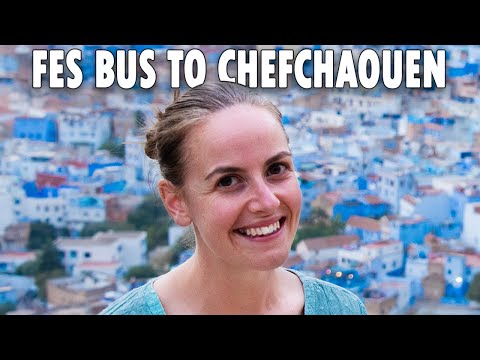 Fes to Chefchaouen bus - Travel Day Morocco Vlog