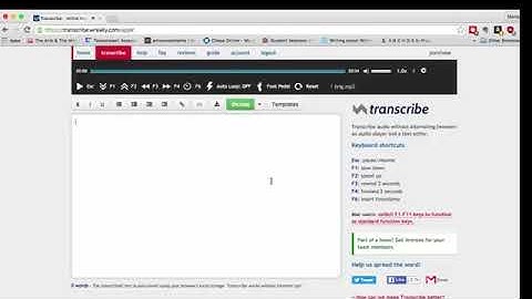 20 s Transcribe Wreally Transcription Application Demonstration