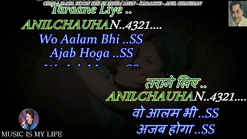 Chala Jaata Hoon Kisi Ki Dhun Mein Karaoke With Scrolling Lyrics Eng  & हिंदी