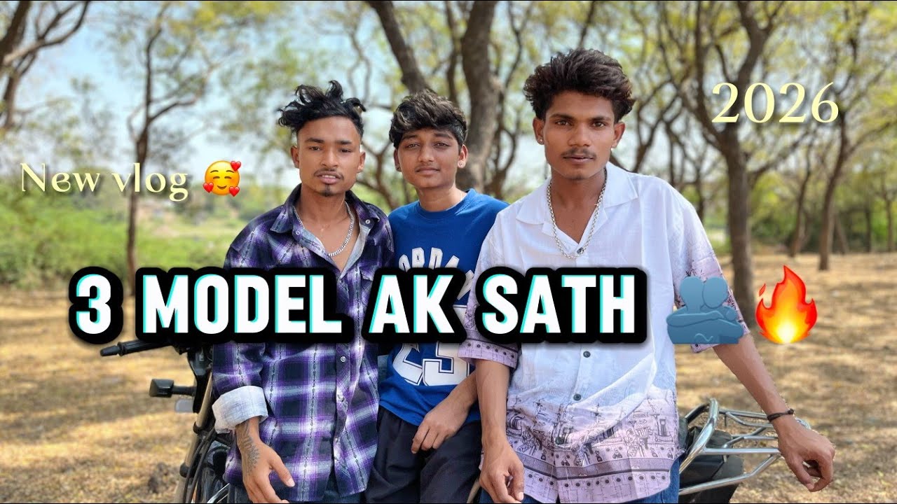 3 MODEL AK SATH 👥🥰 !! DINU SURYA VIRAJ MULAKAT !! NEW VLOG 2026 !!