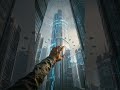 Humans built a futuristic mega-city under the ocean. 🌊⚡