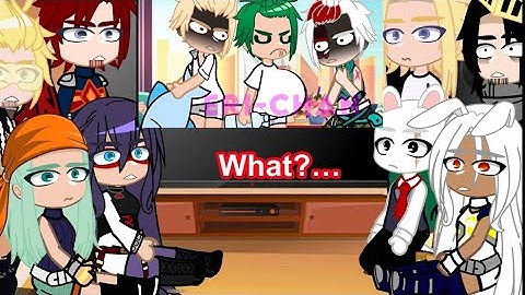 Pro heroes and parents react to Deku is pregnant! || mha/bnha || Gacha Club/Life || my AU || 