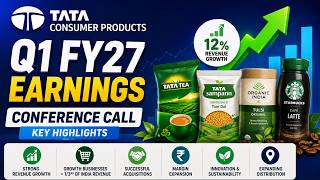 Tata Consumer Products Q1 FY27 Earnings Conference Call Transcript Tata Consumer Products Q1 FY27 Earnings Conference Call Transcript