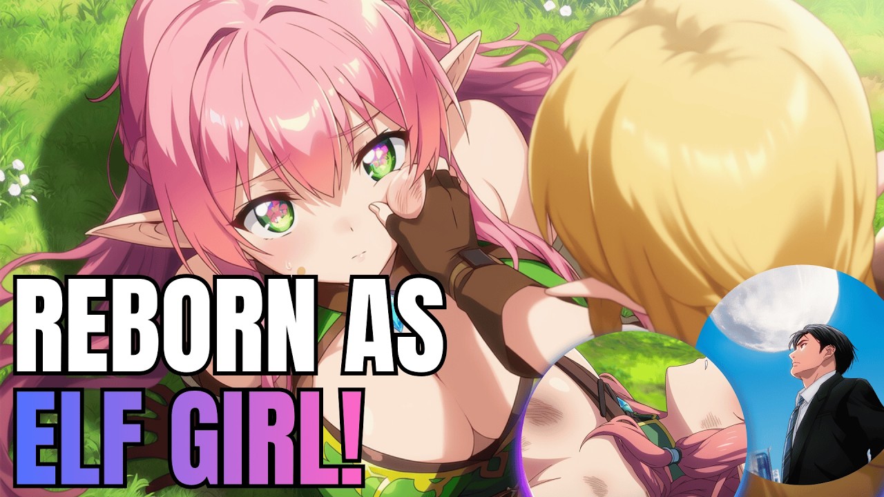 Salaryman turning into ELF GIRL | Isekai | Male to Female Transformation Animation | TG TF Comic Dub