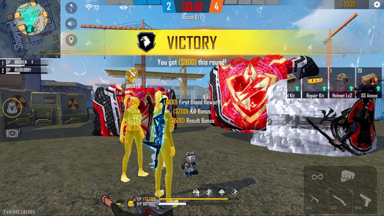 RUCK BROCEN VS VENCENZO SYBLUSH