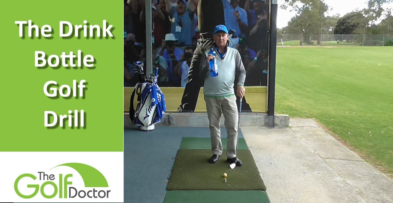 The Drink Bottle Golf Drill To Help Improve Your Ball Contact YouTube