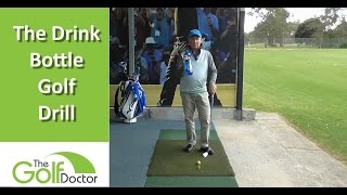 The Drink Bottle Golf Drill To Help Improve Your Ball Contact