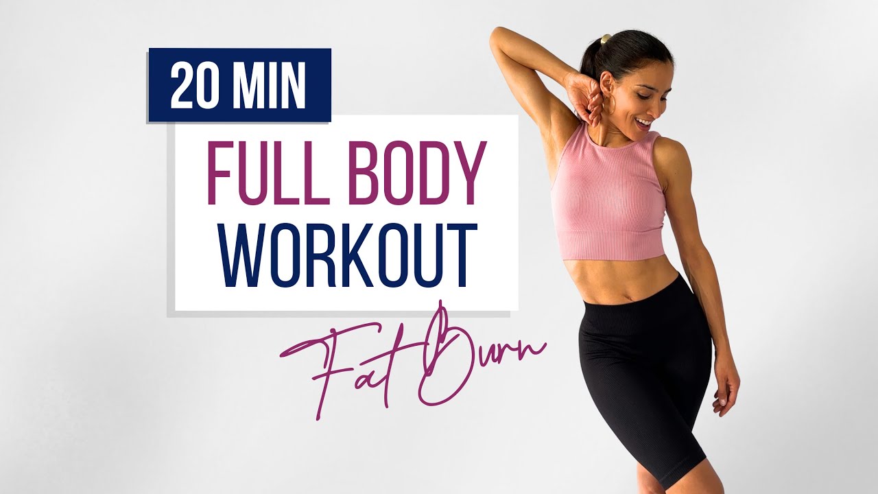 20 MIN EASY FAT BURN WORKOUT / Beginner Friendly (No Equipment) - YouTube