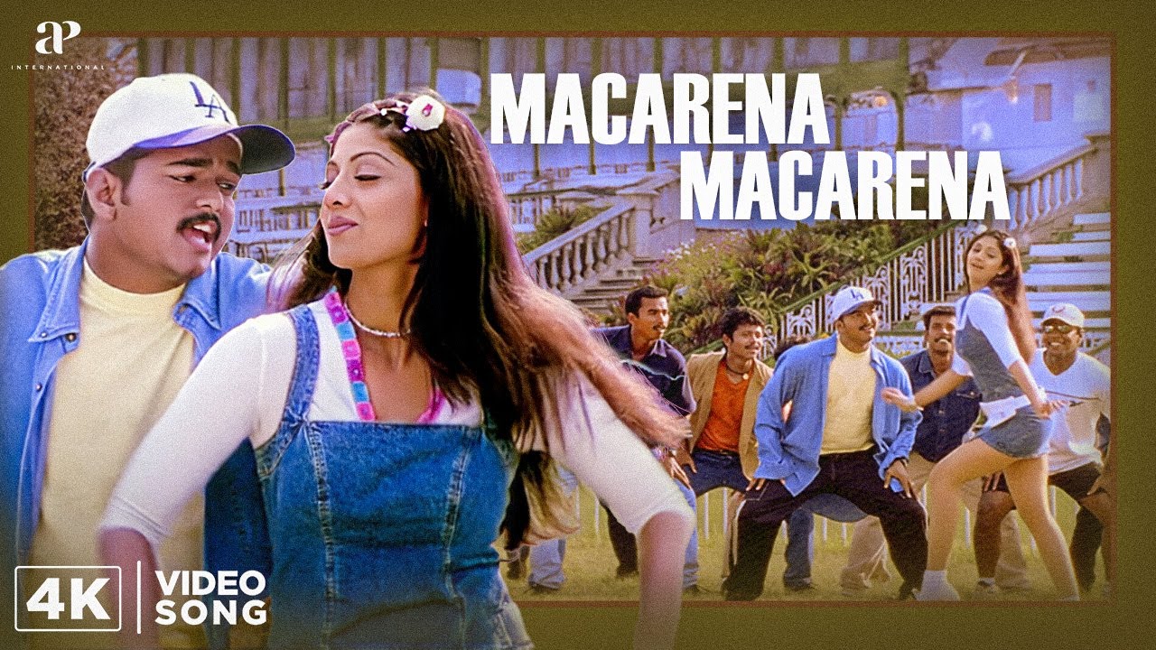Macarena Macarena - 4K Video | Kushi Movie Songs | Thalapathy Vijay | Jyothika | Deva | S. J. Suryah