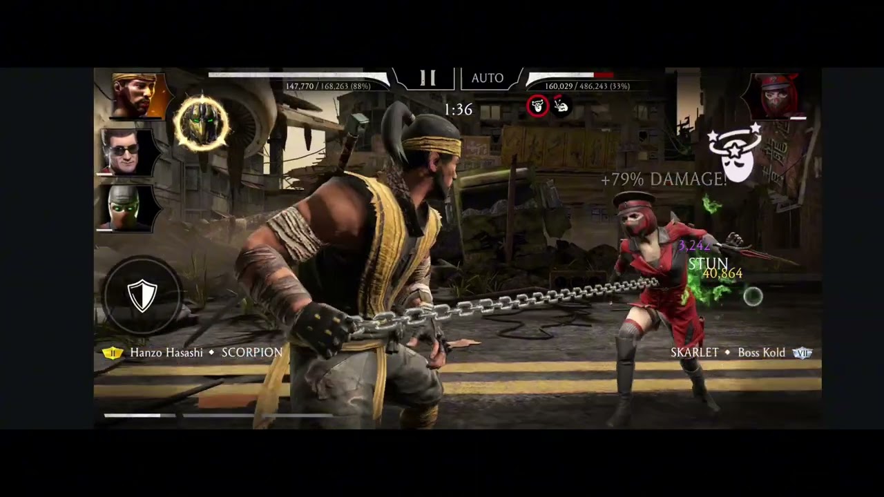 MK Mobile Black Dragon Tower Boss battle Level 70, classic Ermac is amazing