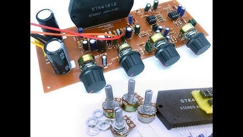 STK 4191 Amplifier Kit Build & Test