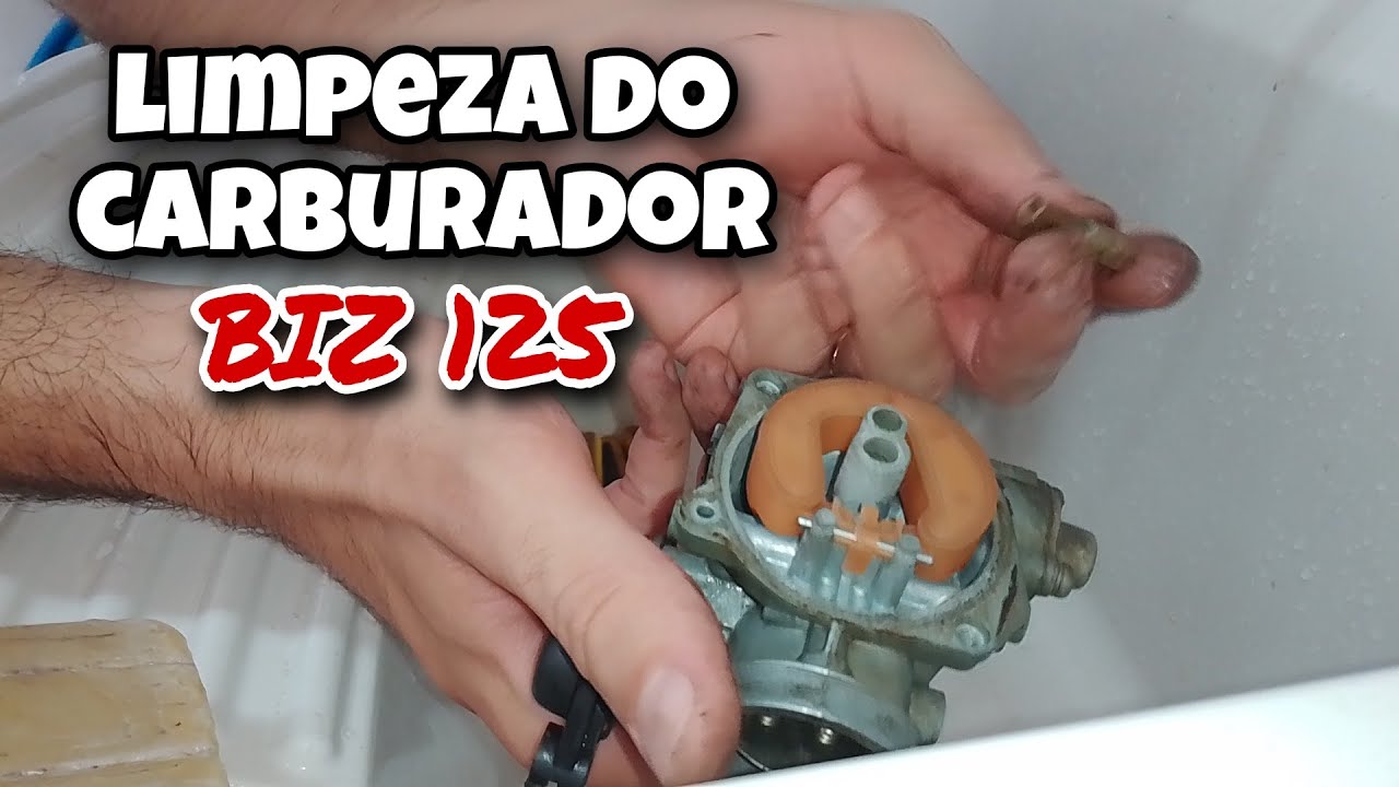 COMO LIMPAR E AJUSTAR O CARBURADOR DA BIZ 125!!!