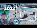 First day of 2022!! Epic sledding day!