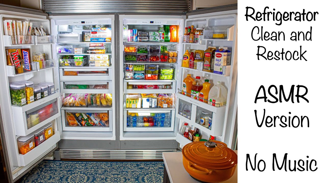 Satisfying Refrigerator Organization | ASMR Version | No Music