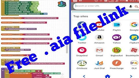 HIGH QUALITY BROWSER App !!Appybillder FREE .AIA File FOR YOUR APP !! best ADMOB EARNING
