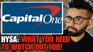 The truth! Capital One 360 High Yield Savings Pros Cons 😨 | Best HYSA 2024