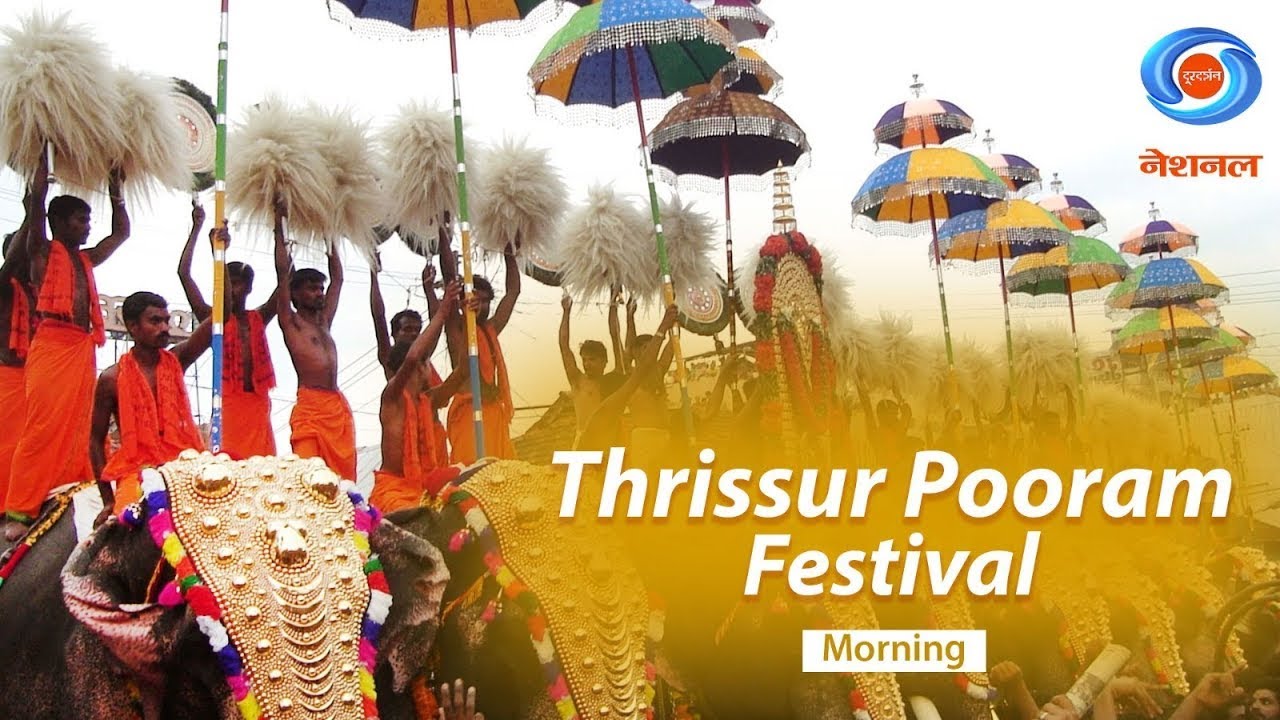 LIVE: Thrissur Pooram 2025 | Madathilvaravu | Thrissur, Kerala | DD National