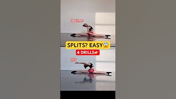 Front Splits in 4 Moves 😱 (Try These!) #flexibility #stretching #shorts #yogapractice
