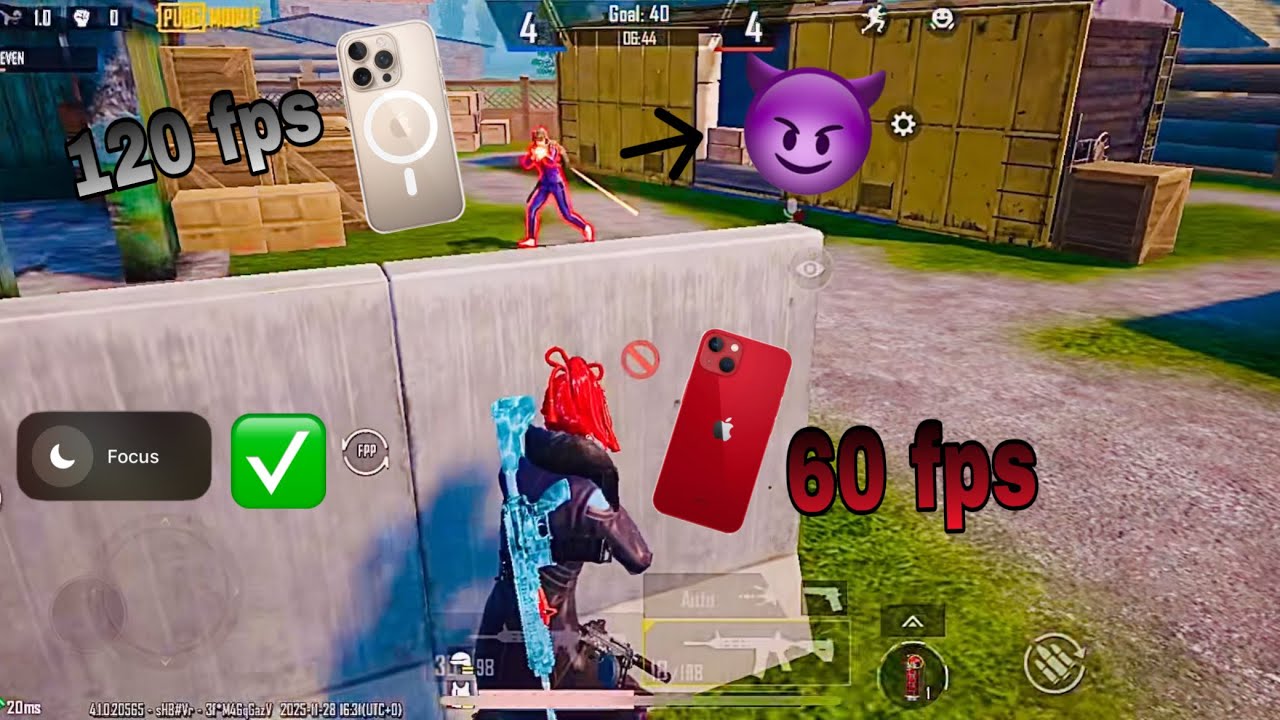 120 fps vs 60 fps  🥶 iPhone 13 😍 in 2025 