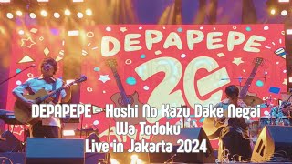 DEPAPEPE - Hoshi No Kazu Dake Negai Wa Todoku 星の数だけ願いは届くLive in Jakarta ( Everblast 2024) #jakarta