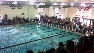 2011 District 2 PIAA Swim Champs - 50 yd freestyle