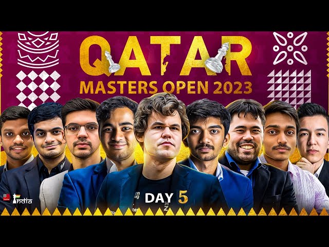 chess24.com on X: Round 5 of the #QatarMasters2023, the last before a rest  day, has begun!  #c24live  /  X