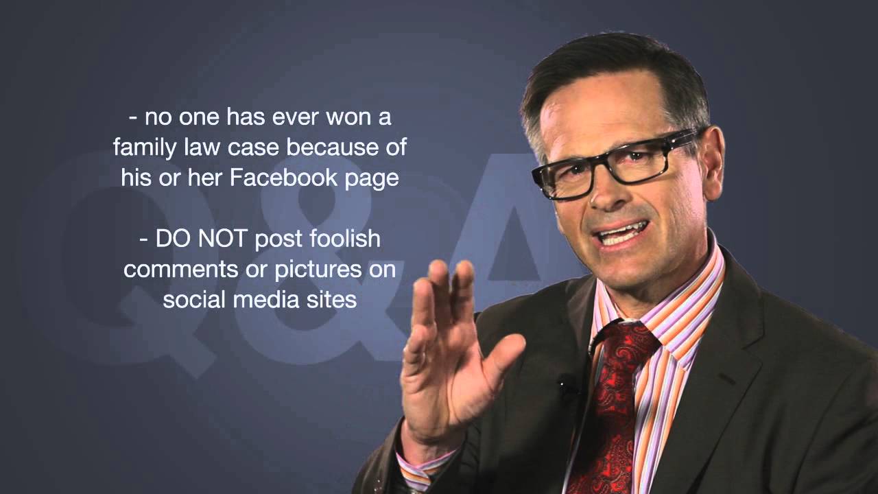 Can my Facebook page hurt my family law case? - Social Media