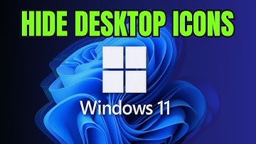 How to Hide or Unhide Desktop Icons on Windows 11 | How To Hide Desktop Icons In Windows 11