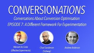 A different experimentation framework with Andrew Anderson & Chad Sanderson