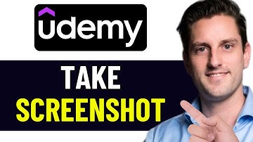 HOW TO TAKE SCREENSHOT ON UDEMY 2025! (EASY!)