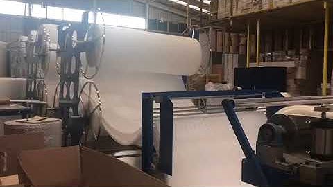 Fully Automatic Full Belt Feeding Precision Hydraulic Cutting Machine For EPE Foam Packaging