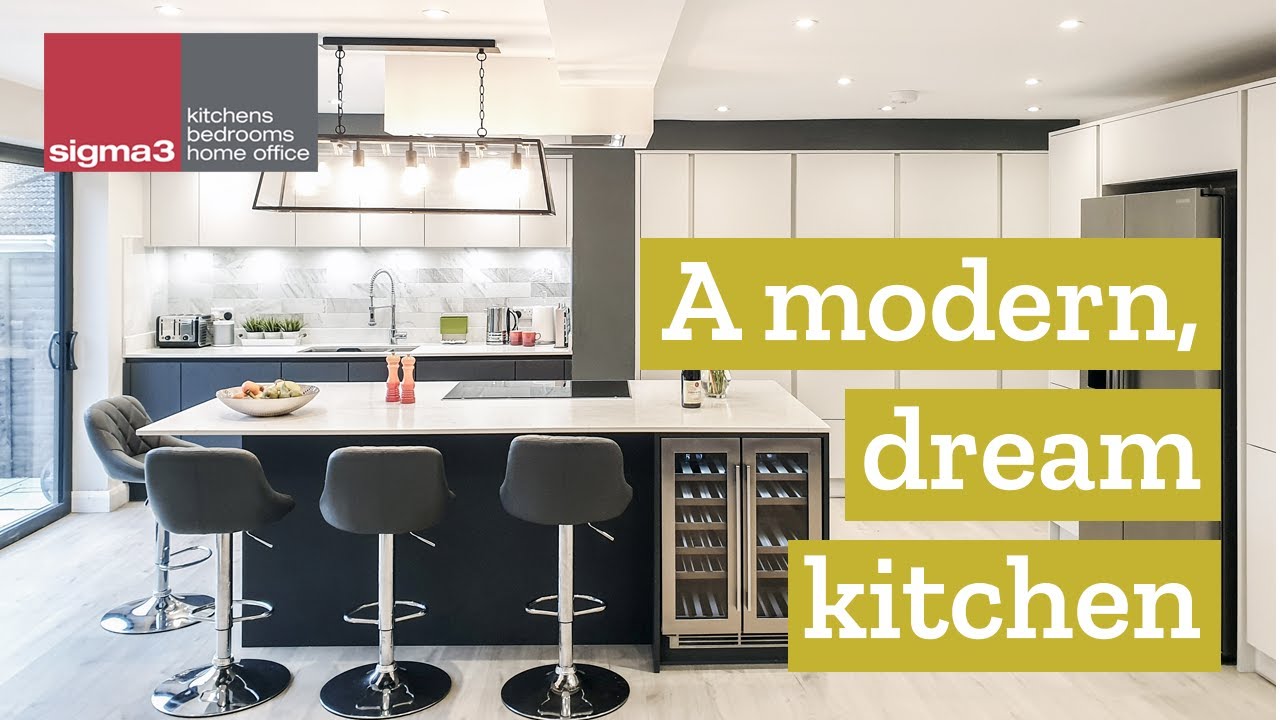 Kitchen Inspiration | A Modern Handleless Kitchen