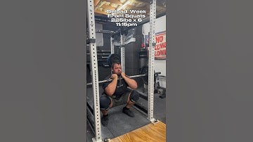 Deload week front squats #officialstrongman #strongman #strongmancompetition #homegym