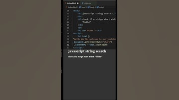 #4 JavaScript string search in html and CSS and JavaScript #shorts #html #css #javascript.