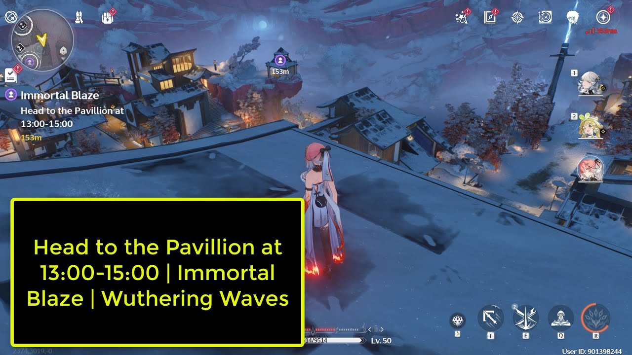 Head to the Pavillion at 