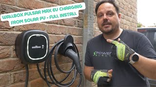 How to install Wallbox Pulsar Max - Charging an electric vehicle from Solar PV