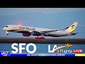 🔴LIVE SFO AIRPORT LIVE | San Francisco International Airport | SFO Plane Spotting