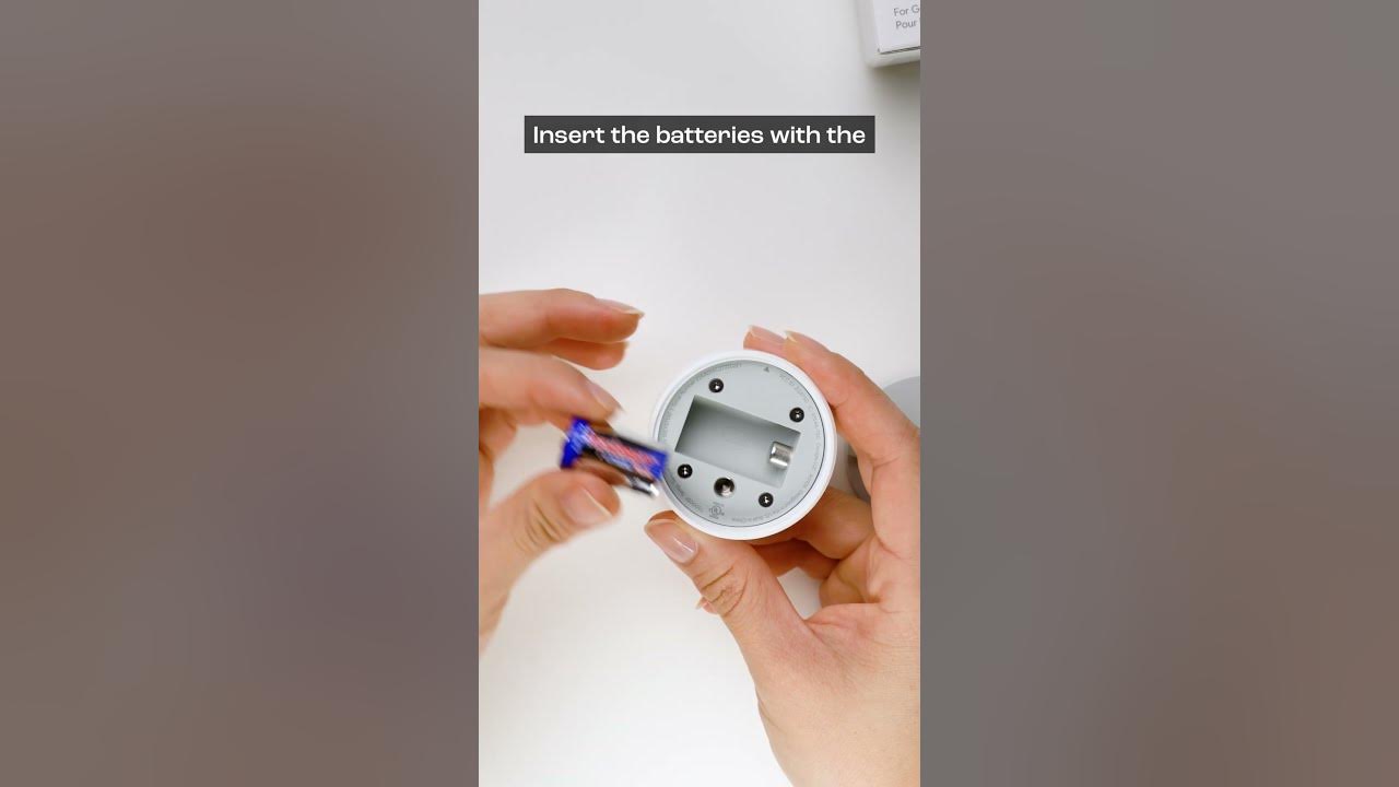 How to Replace Batteries in Google Nest Temperature Sensor shorts
